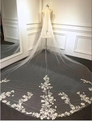 champagne with veil Роскошные свадебные платья принцессы с цветочным кружевом и бусинами, новинка года - Цвет: champagne with veil