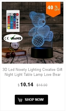 3D Led Novety освещение творческий Подарочный ночник настольная лампа прикроватная космический свет Led дома коридор, отель вечерние атмосфера огни