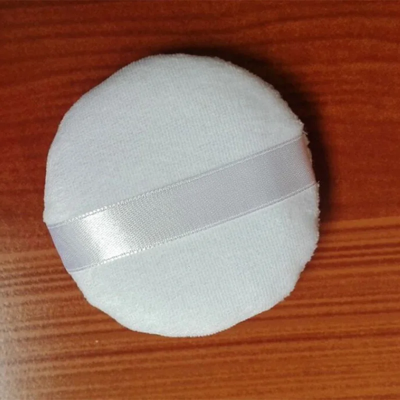 5 шт. хлопковый спонж с лентой для ношения пудры ухода за лицом косметические