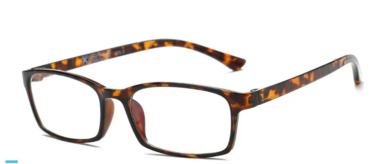 Eyesilove из ультема, небольшой TR90 глаз, очки с оправой для Для женщин Для мужчин рецептурные оптические оправы с прозрачными стеклами ультра-легкая, много цветов - Цвет оправы: leaopard