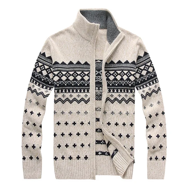 Brand Mens Sweaters With Full Zipper 
