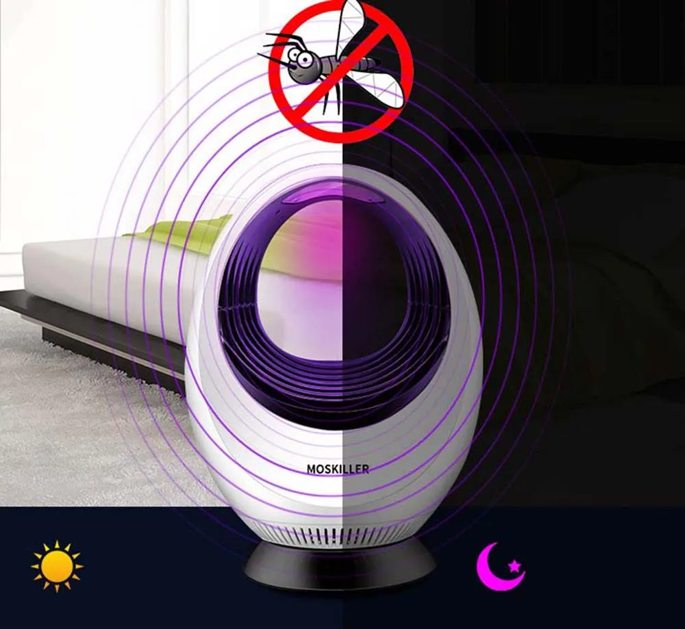 Электрическая противомоскитная лампа USB анти муха ошибка Zapper лампа ловушка для насекомых для дома борьба с вредителями москитный убийца светильник
