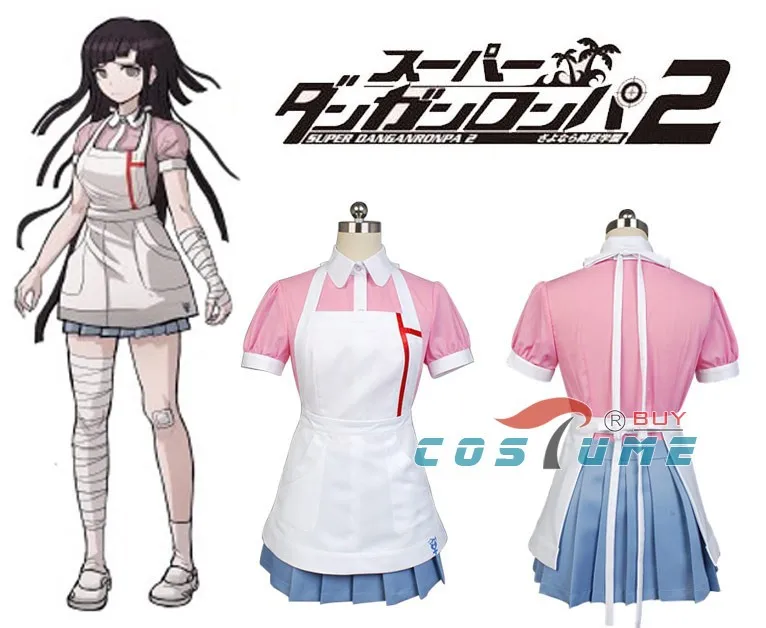 Высококачественный костюм для косплея Dangan Ronpa 2 Danganronpa Mikan Tsumiki платье женщин и