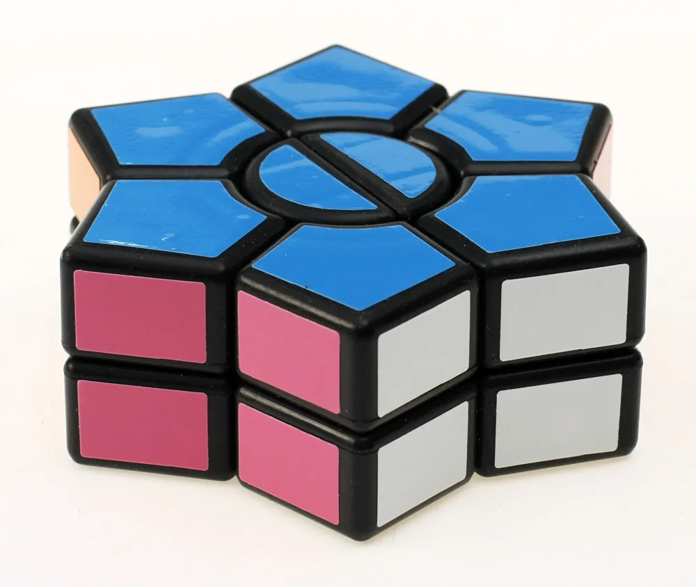 Двухслойный шестигранник DianSheng, 3x3x3 DS-82, квадратный Шестигранник, скоростной магический куб, твист, головоломка, образовательная красочная головоломка, профессиональная