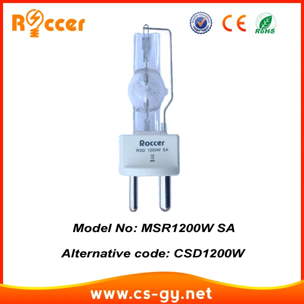 

Roccer HTI1200W/SE XS MSR1200 SA Metal halide lamp Stage light GY22