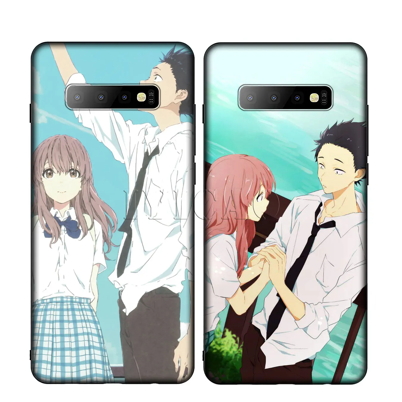 IYICAO Cartoon A Silent Voice All Kind of Color Anime Silicone Soft Case for Samsung Galaxy S10 S9 S8 Plus S6 S7 Edge S10e E |