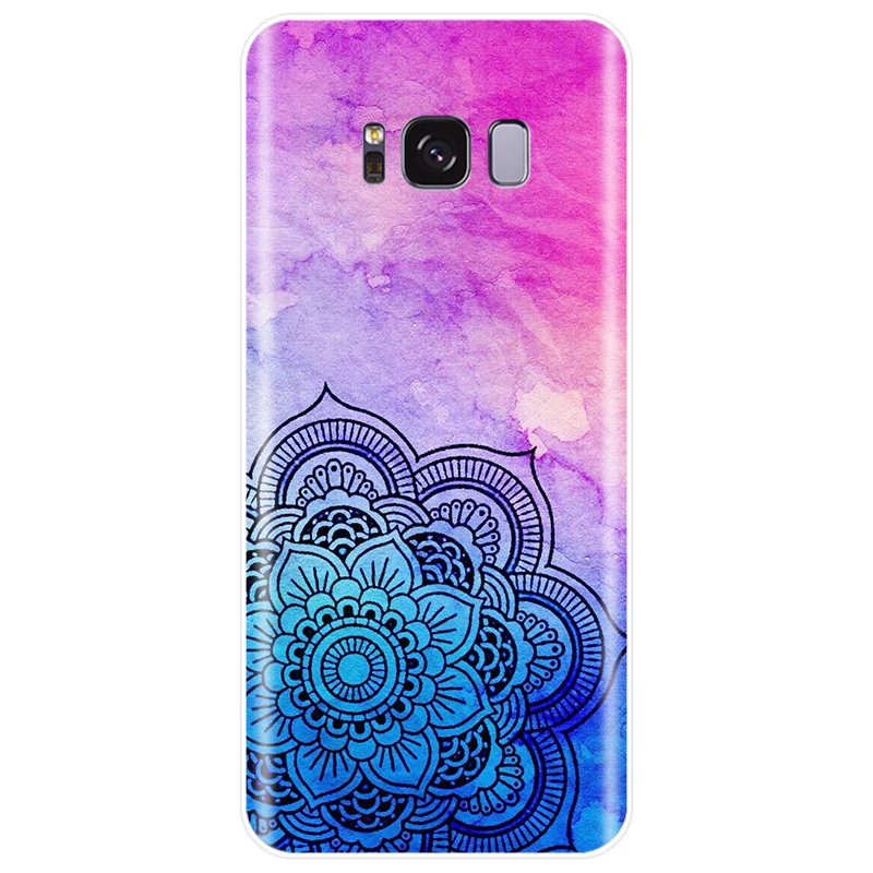 Floral mandala Mandara For Samsung Galaxy NOTE 8 9 S6EDGE S6 S7 S8 S9 S10 S10PLUS S10E Cover Soft Silicone TPU Phone Case | Мобильные
