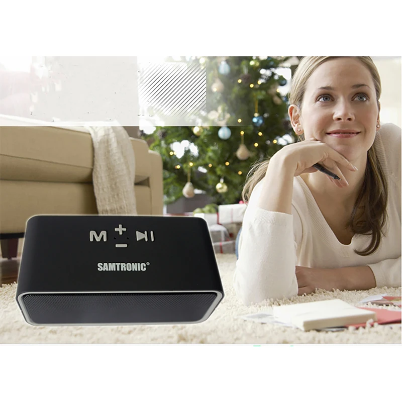 SAMTRONIC F8 Портативный Bluetooth говорящий радиоприемник с FM Hi Fi стереофонические