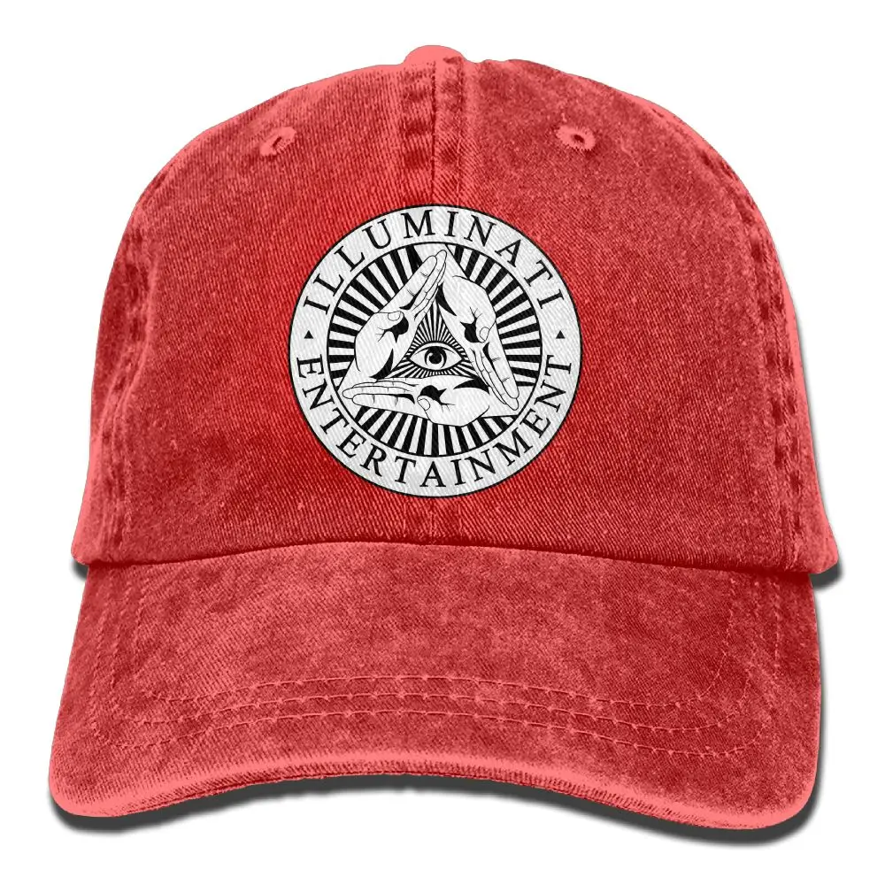 SAMCUSTOM Illuminati жесты 3D Творческая личность Промытые джинсовые шапки осень лето