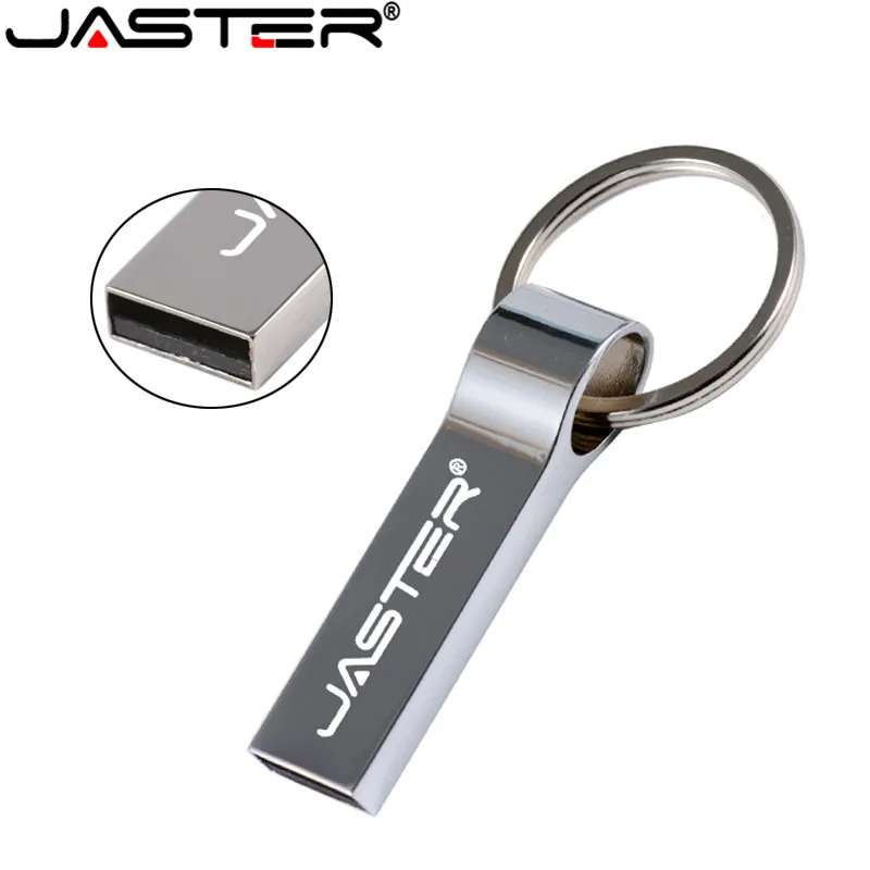 USB флеш накопитель JASTER металлический из нержавеющей стали 64 ГБ 32 8 16 4 Гб 2 0 флешка с
