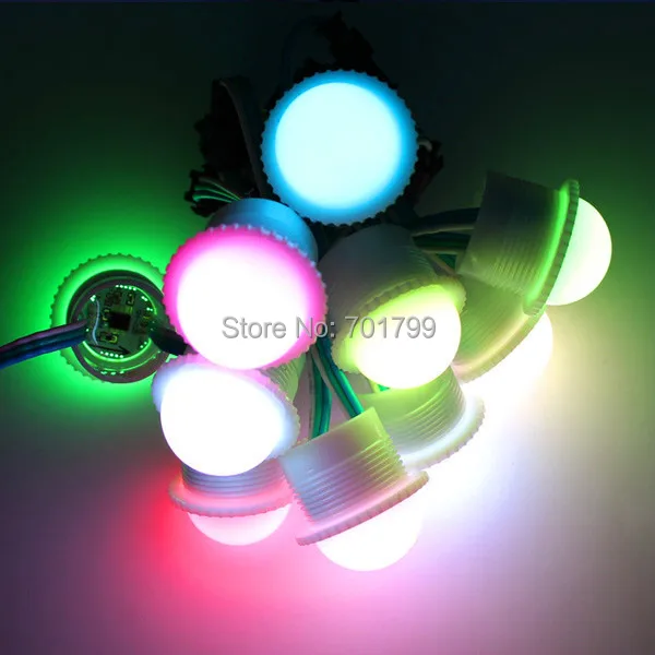 Светодиодный пиксельный модуль WS2811 26 мм 3 светодиода 5050 SMD RGB вход 12 В постоянного
