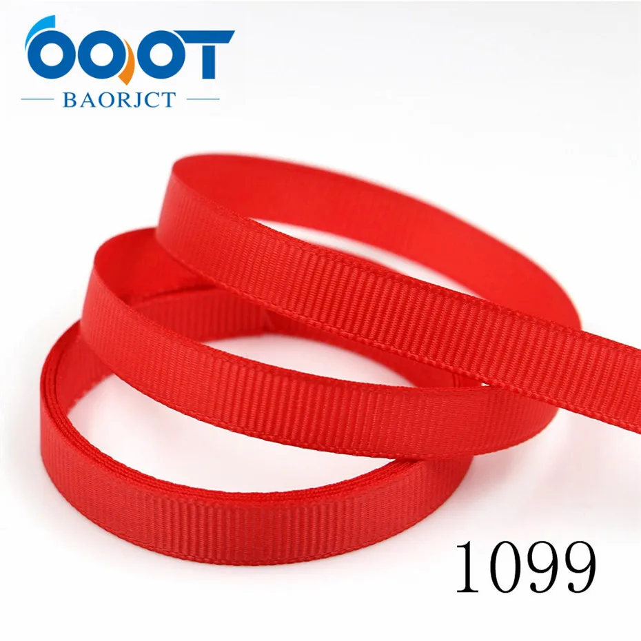 OOOT BAORJCT 181010 10 ярдов/партия, 125 цветов s можно выбрать 10 мм одноцветные корсажные ленты, Подарочная упаковка DIY материалы ручной работы - Цвет: 1099