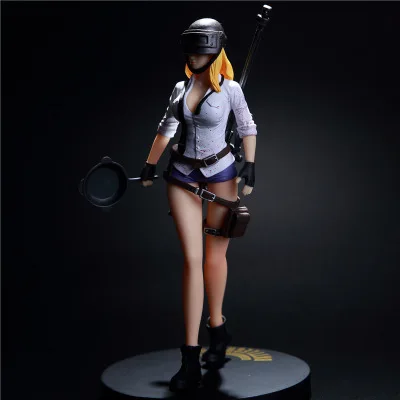 girl Unknowns Battle Grounds PUBG Playerunknowns Battlegrounds модель куклы экшн-фигурка Женские персонажи фигурка точечная модель куклы - Цвет: girl