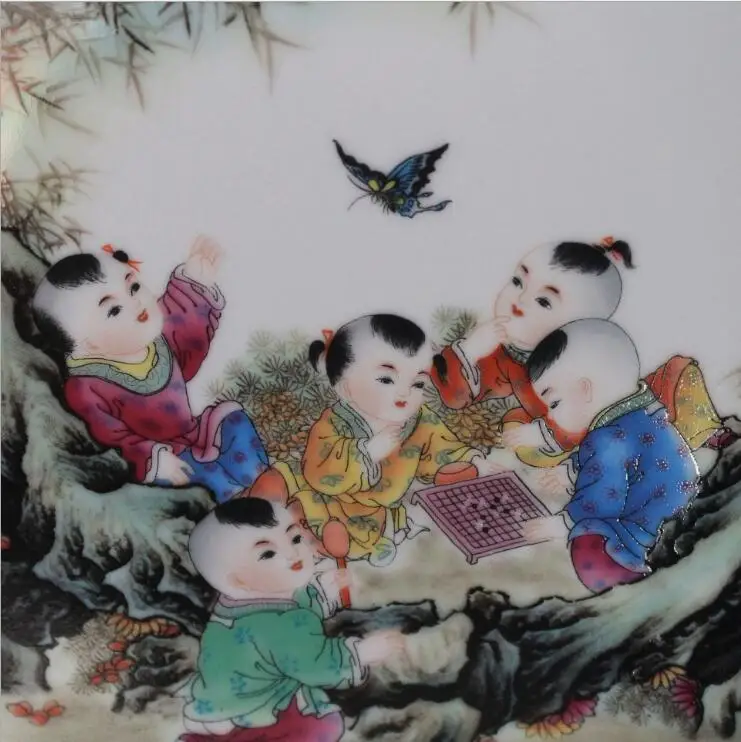 Китая Изысканный праздничный таблички на дверь антикварная фарфоровая товары