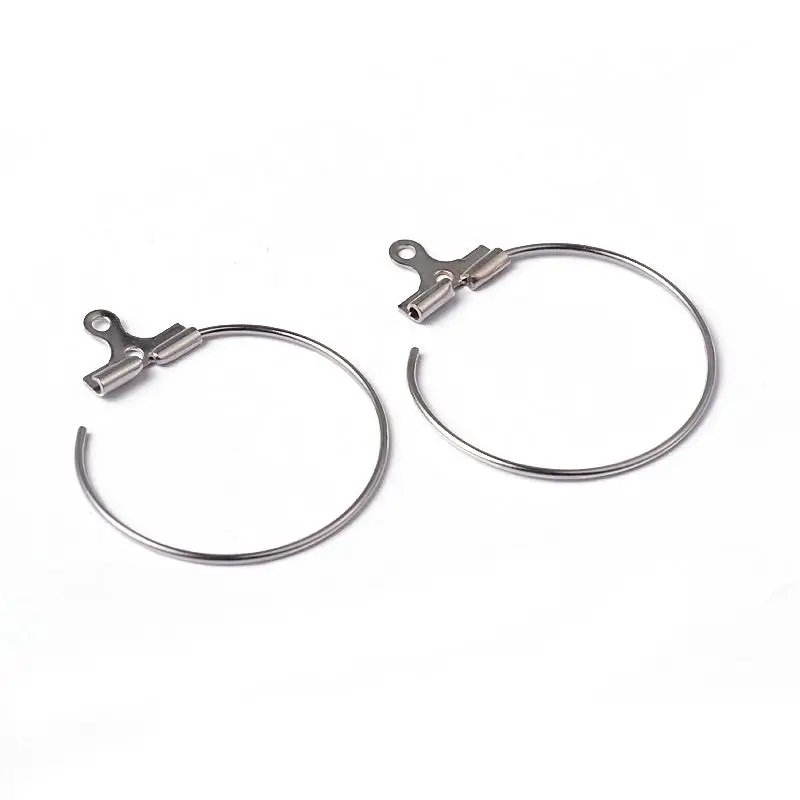 Ювелирные изделия Платиновые латунные серьги кольца не содержит кадмия и никель