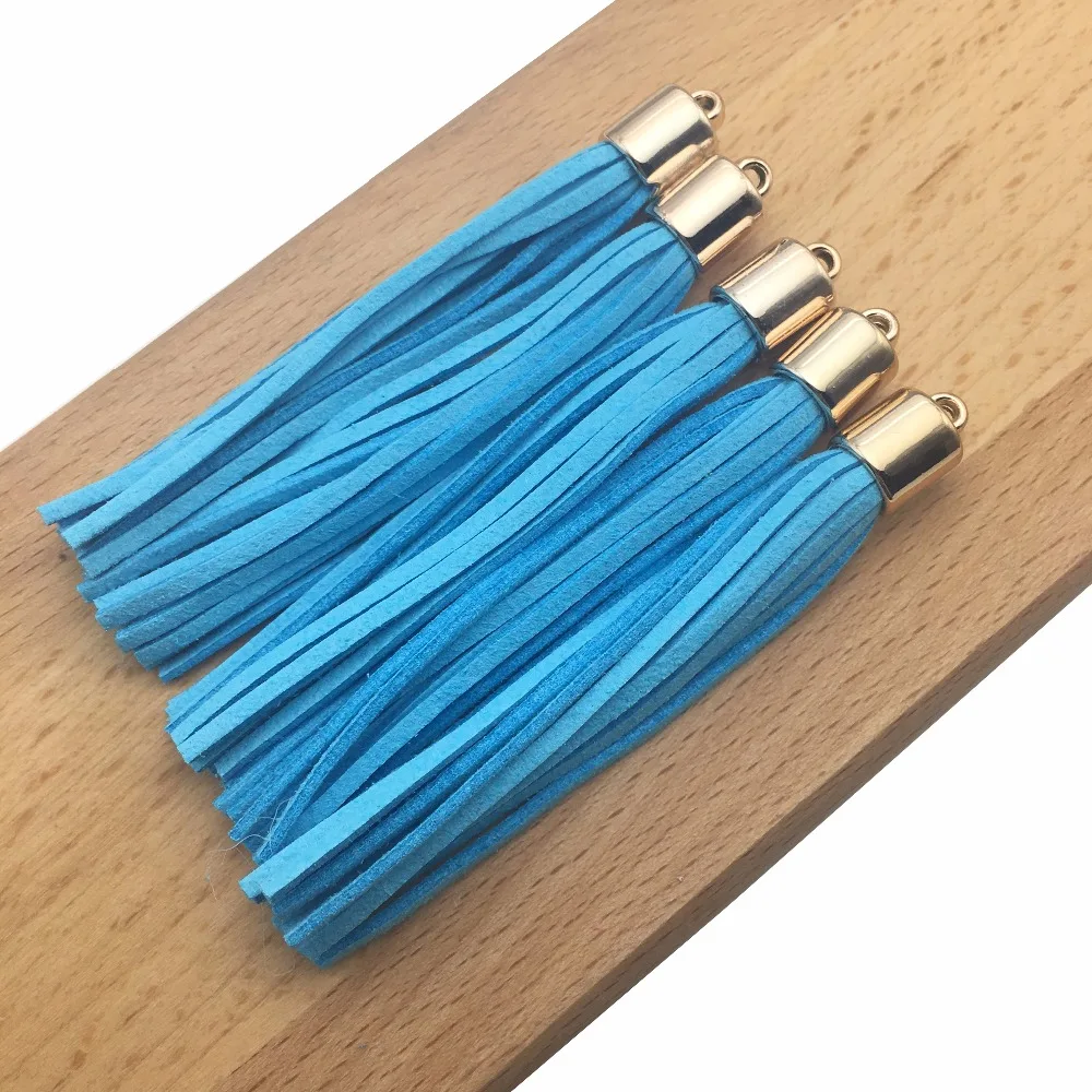 CHENGRUI L68 9cm suede tassels brush curtain craft earring findings fringe shadow curtains fabric 10pcs/bag | Дом и сад