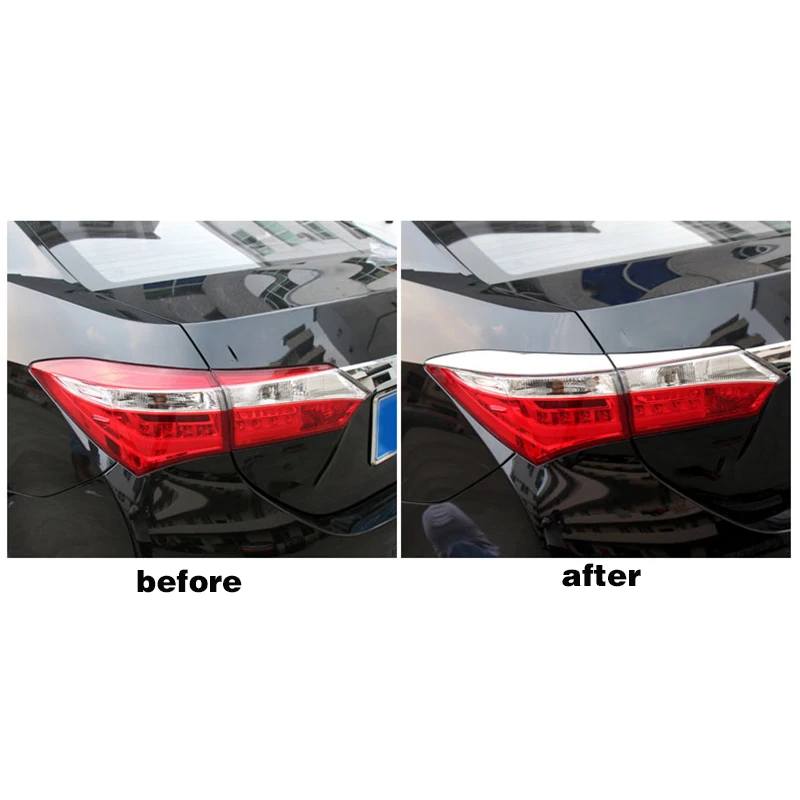 Наружная подгонка для corolla E170 2015 2016 задний абажур рамка передняя фара отделка
