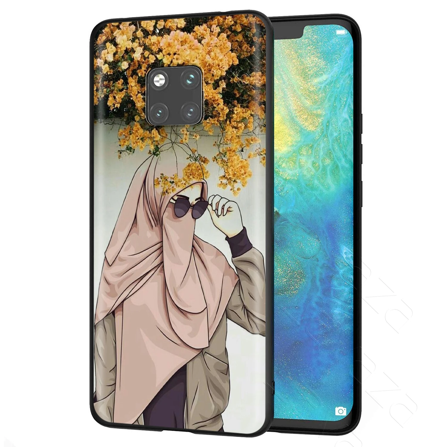 Исламский мусульманский чехол Lavaza Hijabi для девочек Huawei Mate Y7 Y9 P8 P9 P10 P20 P30 P40 Max Lite Pro P
