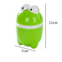 cute toothpick box frog automatic toothpick holder cartoon plastic bucket toothpicks storage boxes dispenser home decoration new