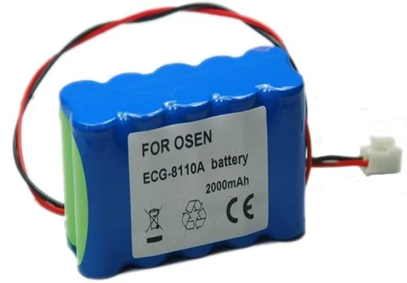 Топы 2000 мАч новинка аппарат электрокардиограмма Аккумулятор для OSEN ECG 8110
