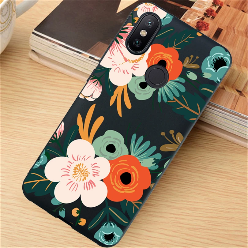 Silicone Painted Slim Soft TPU Back Phone Cases For Xiaomi Mi 8 A1 A2 5X 6X Water Resistant Misty Forest Cover Skin DYee |