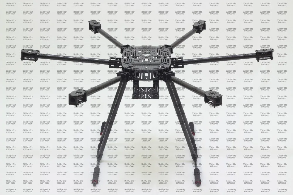 ZD850 полный углеродное волокно ZD 850 Hexa-Rotor Frame складной кронштейн комплект рамы для