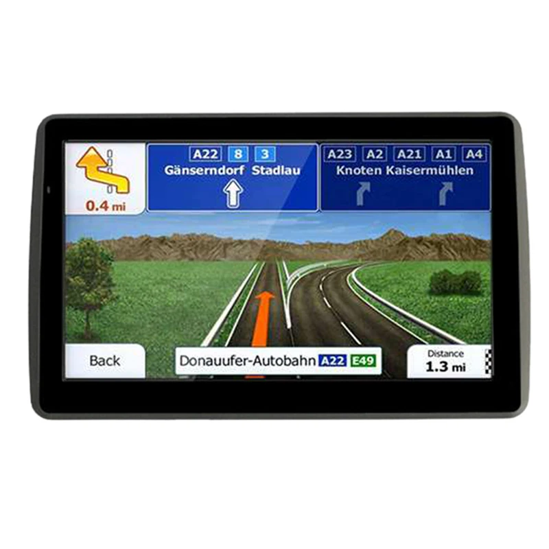 7 дюймовый автомобильный Gps навигатор емкостный Экран 8G 256Mb Mp3/Mp4 голос дальнего