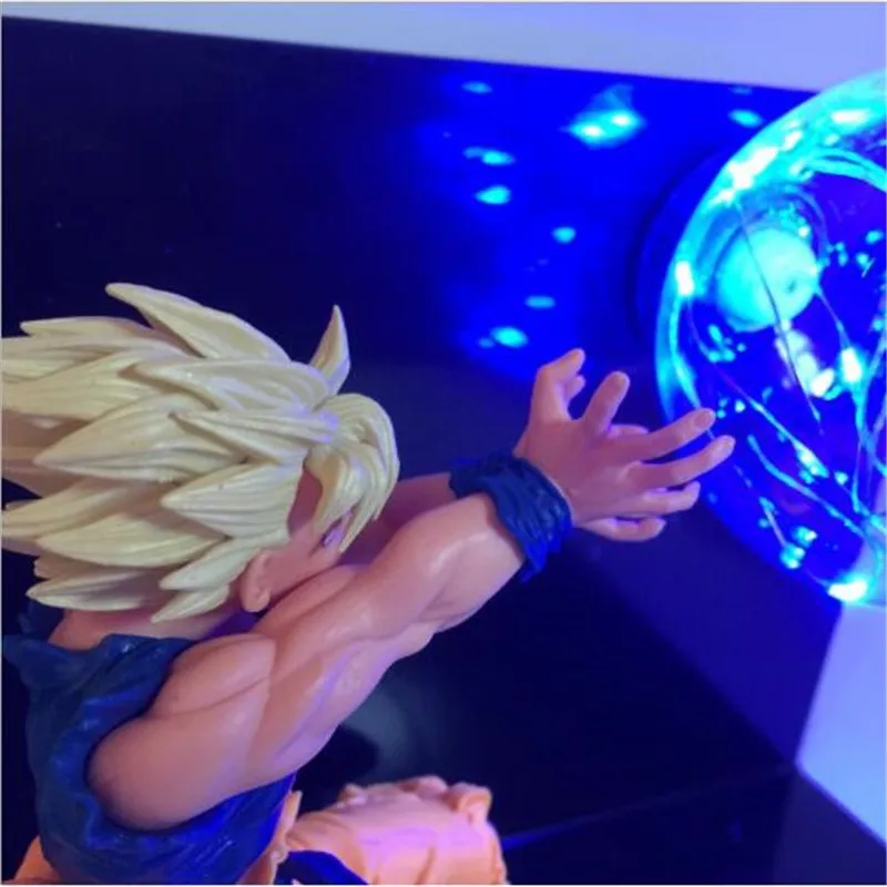 Ночная лампа Leedome Dragon Ball Z VEGETA & GOKU Spirit Bomp мощная светодиодная настольная редкая