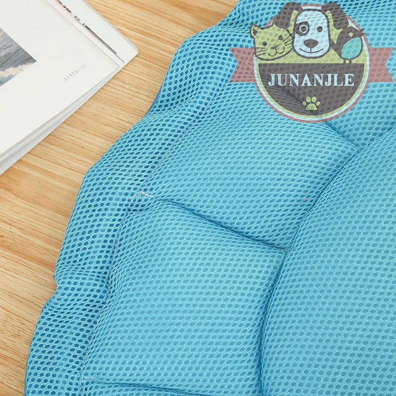 2018 Летний Новый модный однотонный дышащий коврик для домашних животных круглый