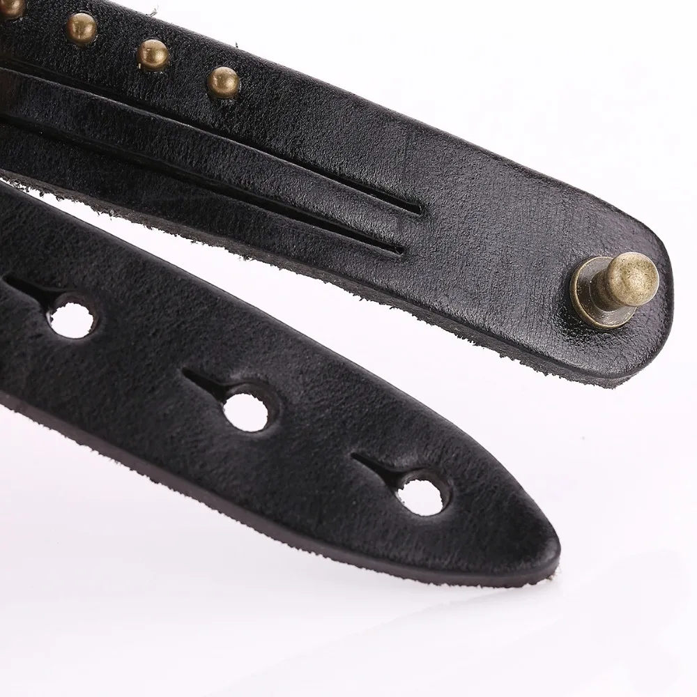 CCQ Марка Урожай Ретро Заклепки Плетеный Кожаный Браслет Женщины Наручные Часы