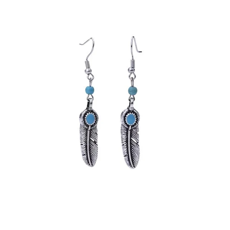 12 Styles Bohemia Sea horse Elephant Leaf Drop Earrings for Women Ethnic Antique Silver Plated Dangle Earring Fashion Jewelry | Украшения и