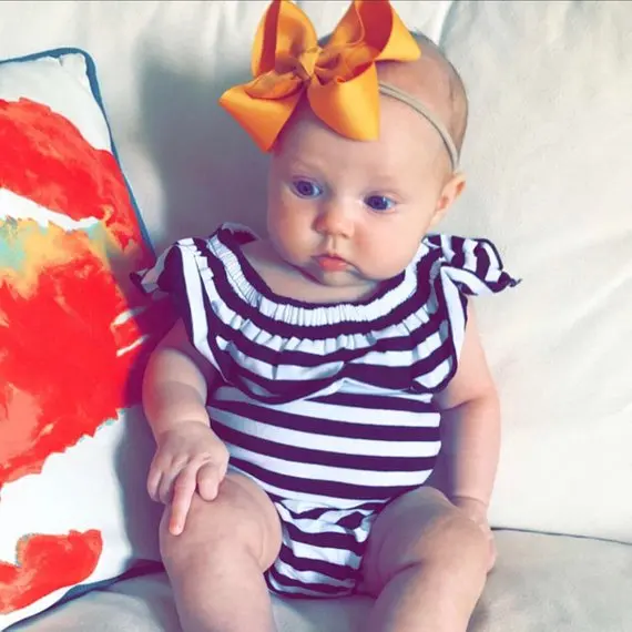 Повязка на голову для девочек с большим бантом нейлоновая лента эластичная