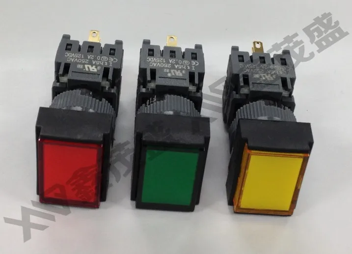 16 мм 3no3NC фиксация/Поддерживаемые контакты pcb светодиодный переключатель