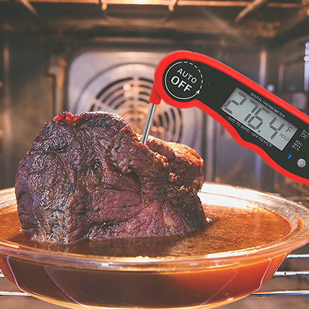 Instant Read Electronic Digital Kitchen Food Thermometer For Cooking BBQ Waterproof Outdoor Barbecue Meat | Дом и сад