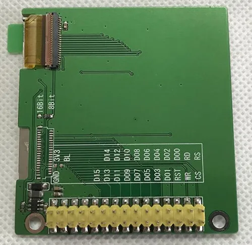 Горизонтальный ЖК-экран 2 4 дюйма TFT с платой адаптера HX8368A Привод IC 8Bit MCU 8080