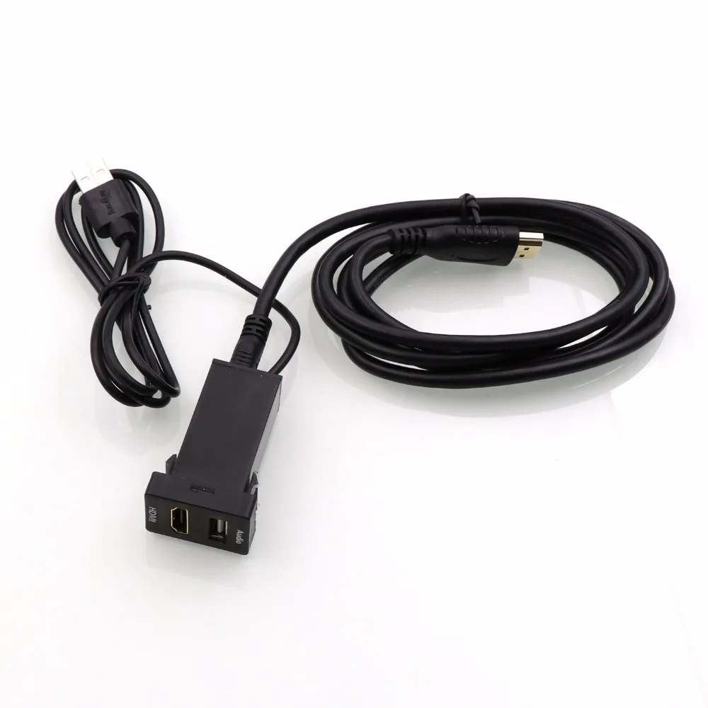Автомобильное зарядное устройство с аудиовходом USB и разъемом HDMI для TOYOTA Camry Corolla