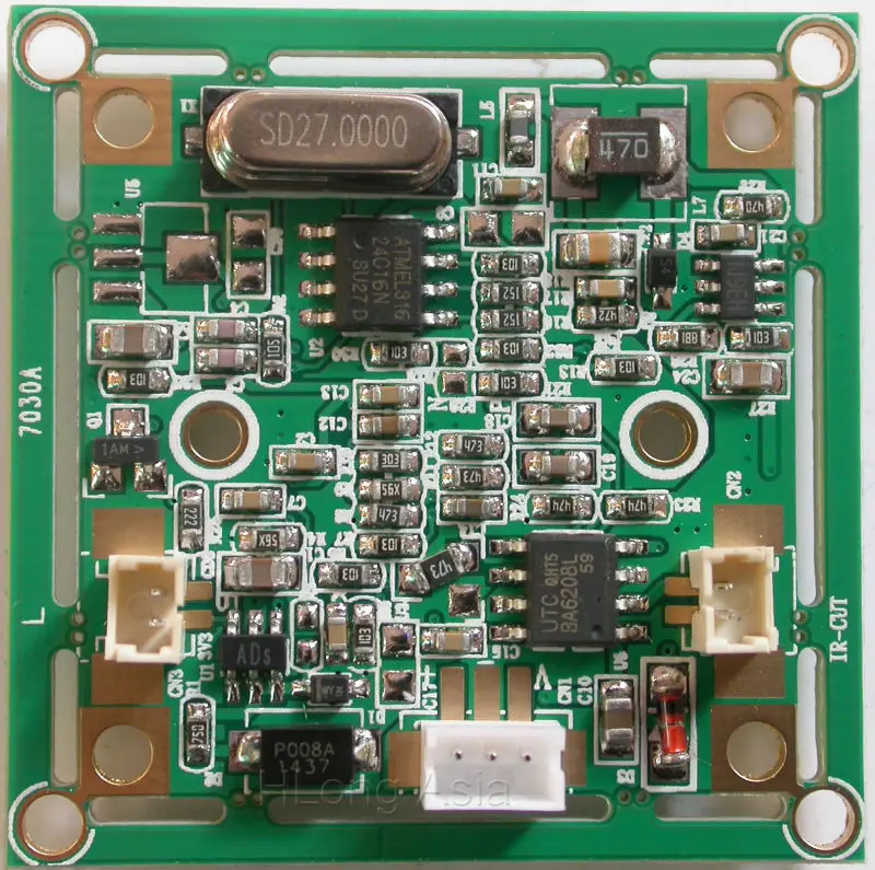 FPV 1.8mm LEN wide angle 170 degree 600TVL 1/4&quot CMOS Pixelplus PC7030 image sensor CCTV camera module chip board 3PIN wire +LEN. |