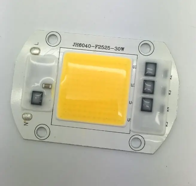 Warm White 3000K Драйвер на плате AC светодиодный COB модули AC230V 20 Вт 30 Вт 50 Вт вход Смарт IC драйвер для DIY Светодиодный прожектор Прожектор садовая лампа - Испускаемый цвет: Warm White 3000K