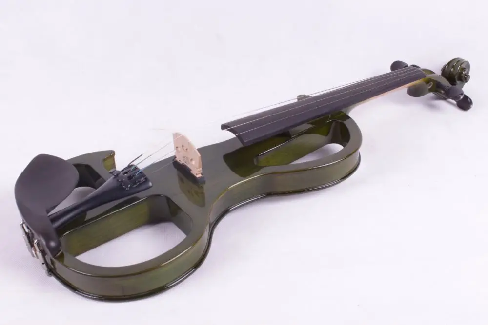 4/4 электрическая скрипка 4 струны зеленого цвета № 2 если вам нужен другой цвет