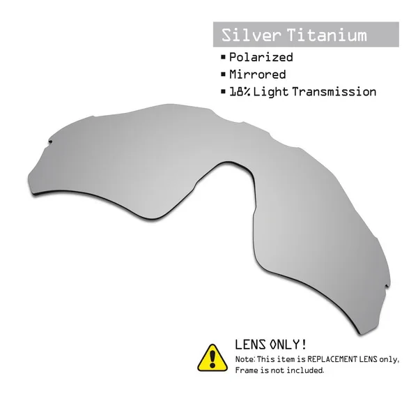 Titanium-ShieldCoat SmartVLT поляризованные Сменные линзы для солнцезащитных очков в форме EV-несколько вариантов - Цвет линз: Titanium-ShieldCoat