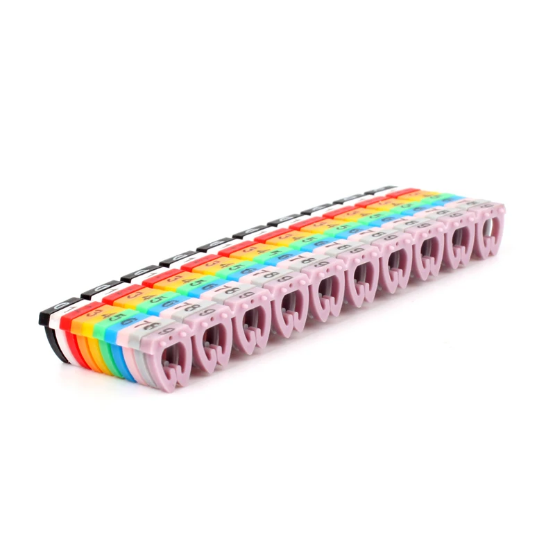 Buyincoin оптовая продажа 100 шт./лот метка маркировка RJ45 RJ11 RJ12 цветной цифровой кабель