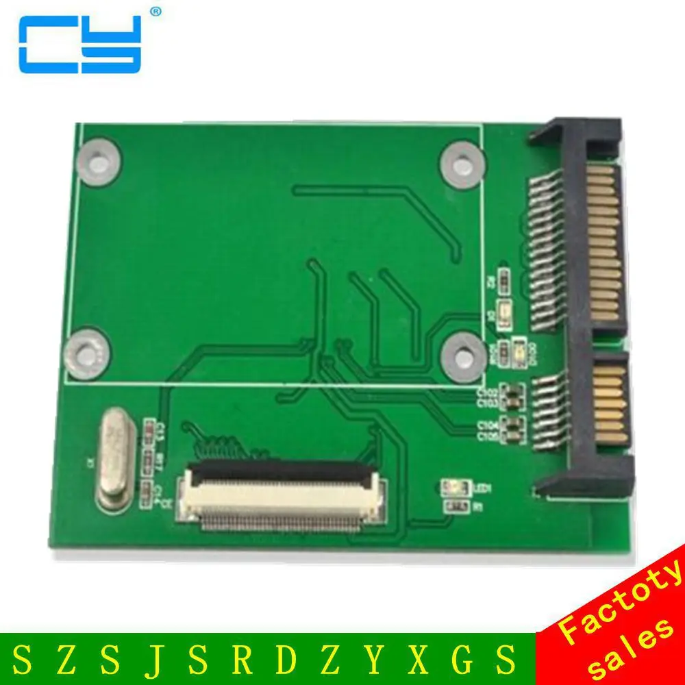 1 8 &quot40Pin ZIF CE Drive на 22Pin SATA жесткий диск ZIF/CE коннектор 7 + 15 pin male для Toshiba/Hitachi|sata hard disk