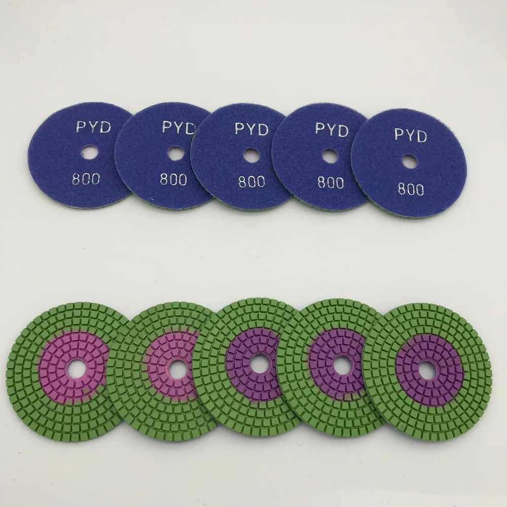 Алмазные полировальные колодки 4 дюйма (100 мм) для гранитного камня шлифовальный