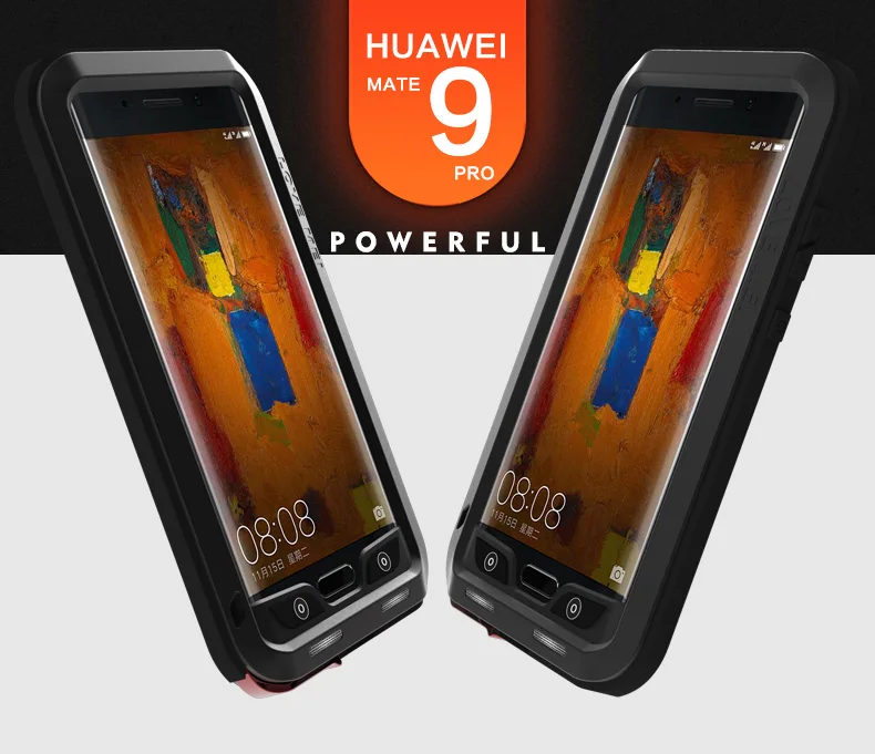 LOVE MEI для HUAWEI P20 Pro Коврики 10 Pro 9 P9 P10 плюс мощный ударопрочный водостойкий металлический чехол для телефона чехол Стекло