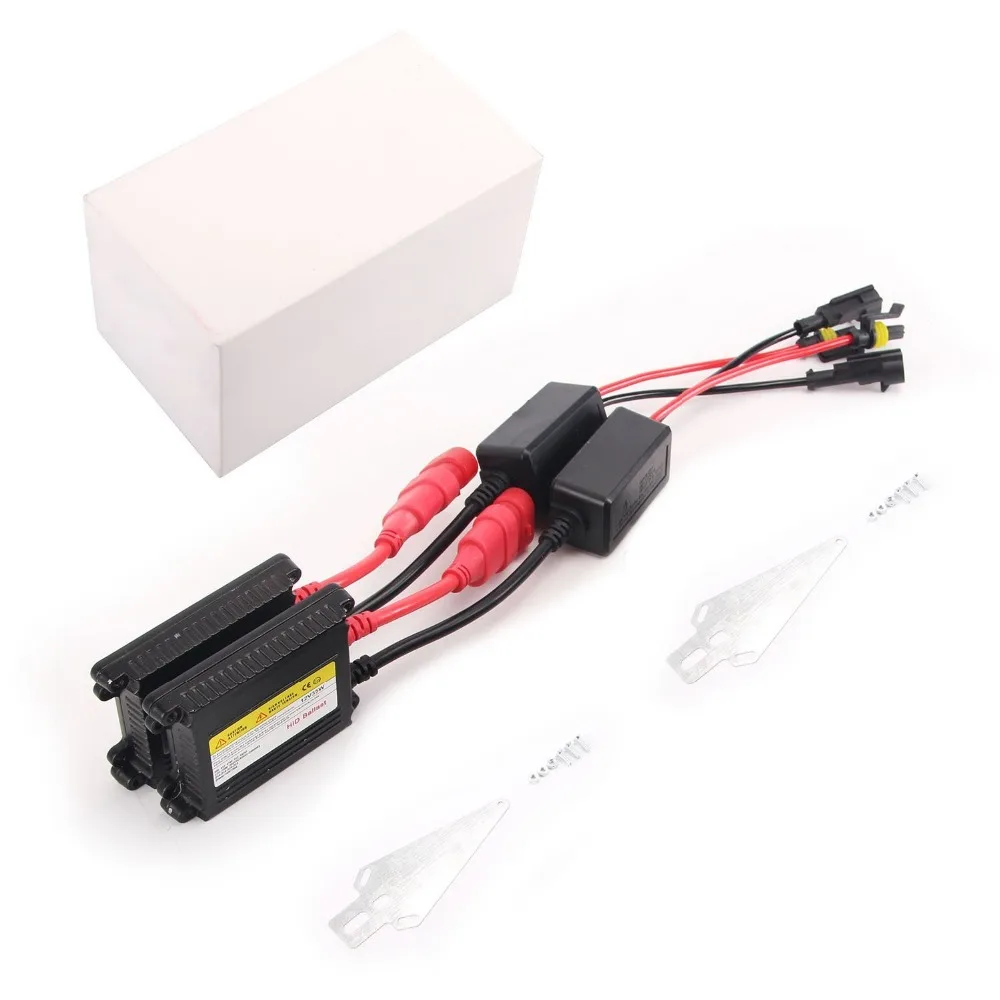 2 шт. 35 Вт DC Ксеноновые блок зажигания блок H7 H1 H4 H11 H3 9005 9006 880 H13 Xenon HID балласт автомобильных фар электронные балласты
