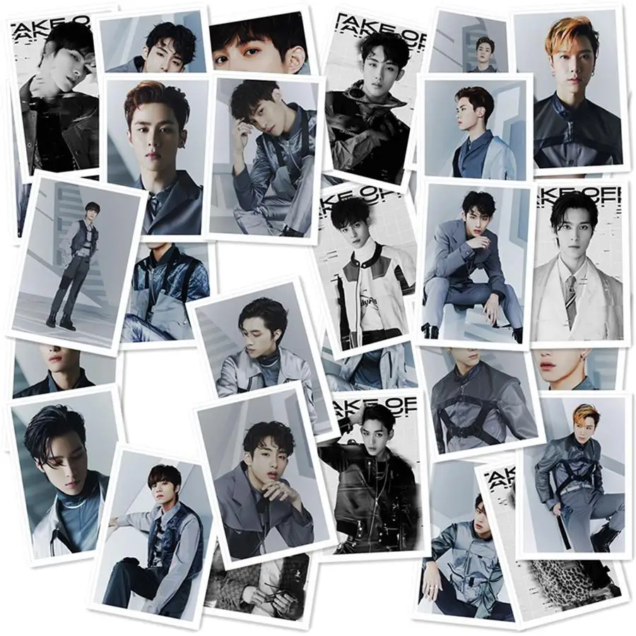 Kpop NCT wayv снимать Polaroid ЛОМО карта с фотографией альбом коллективных карты Winwin десять hendery HD Фотокарта 40 шт./компл