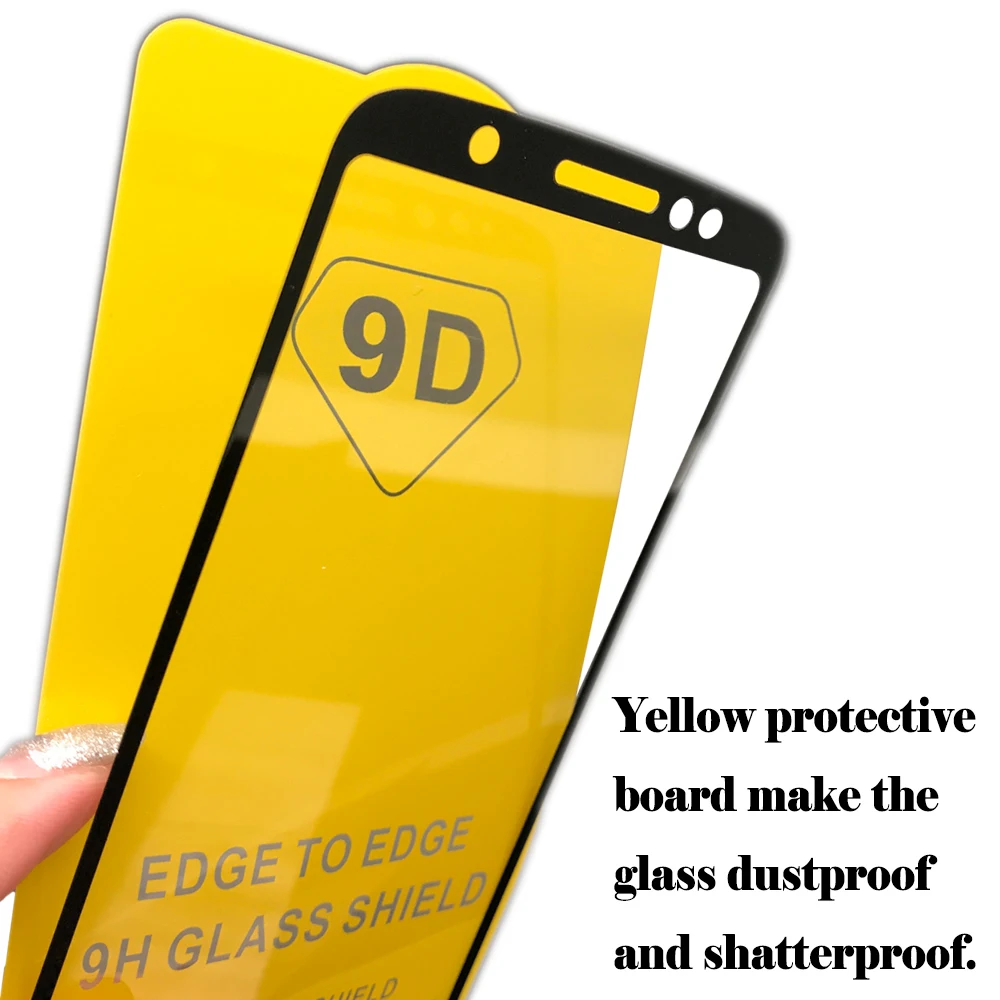 9D полное покрытие закаленное стекло для Moto G6 G7 Power G5 Plus E5 Play Motorola защита экрана