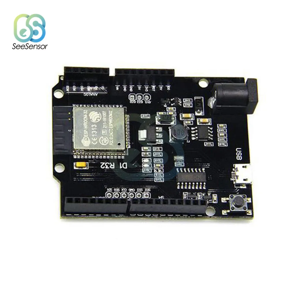 Плата разработки D1 ESP32 ESP8266 WiFi Bluetooth модуль беспроводной 4 Мб Flash UNO R32 CH340 CH340G плата