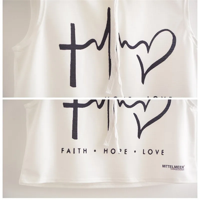 Новинка, летняя футболка в стиле панк-рок, женская черная хлопковая толстовка без рукавов с буквенным принтом, свободные укороченные женские топы, футболки размера плюс