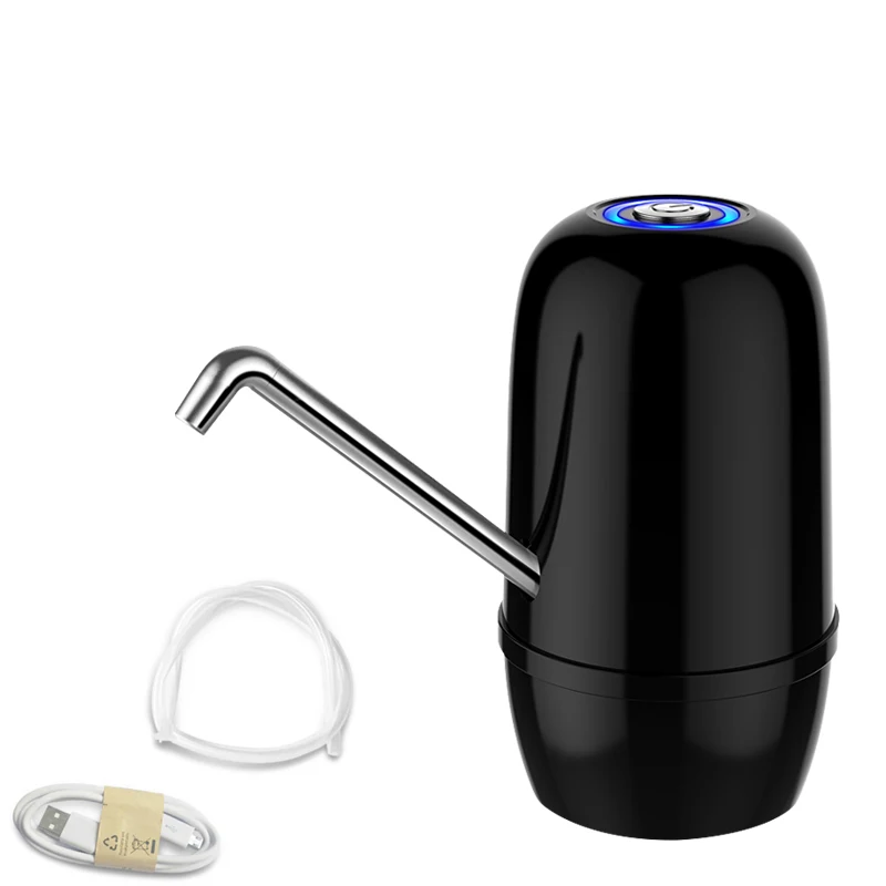 Черный Dispensador De Agua Fria Electrico Embotellada Бутилированная питьевая диспенсер для холодной воды кран Электрический двойной насосы кран для бутылок - Цвет: Черный